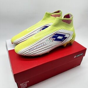 Lotto Solista 100 VIII Gravity FG Soccer Cleats Mens Size 10 Yellow 220556